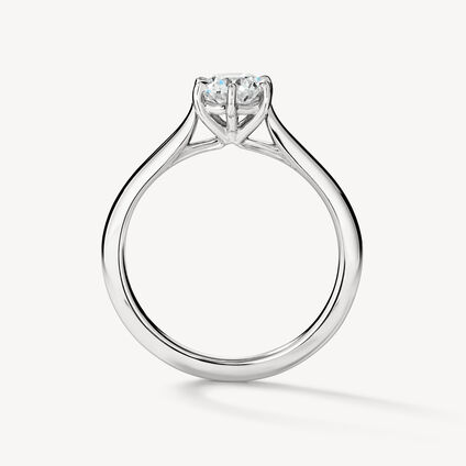 Camilla 6 Prong Engagement Ring, , large