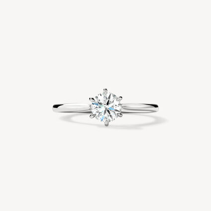 Camilla 6 Prong Engagement Ring, , large