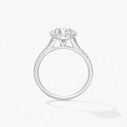 Transcend Engagement Ring - Mounting Only, 18K White Gold, large