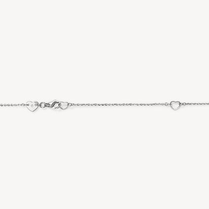 VELA French Cut Pavé Floating Diamond Pendant Necklace, 18K White Gold, large